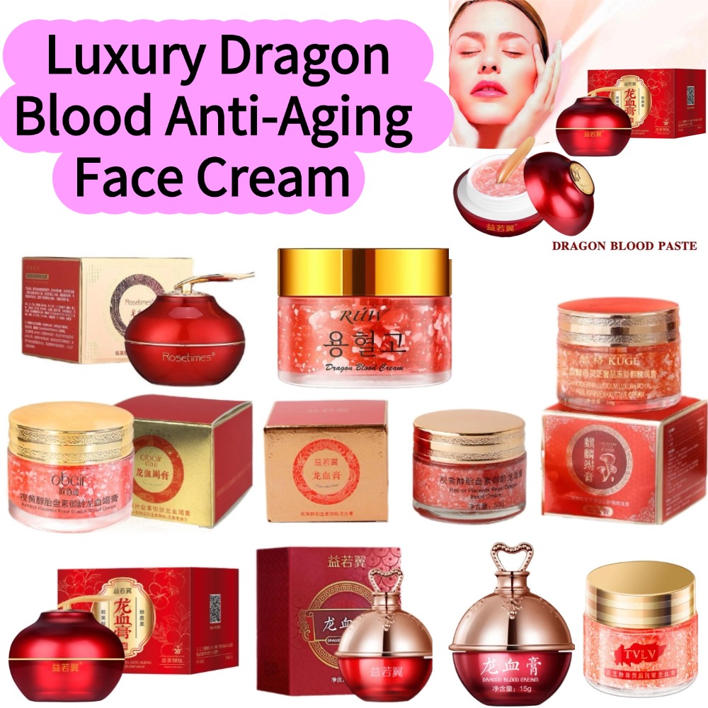 Luxury Skincare Anti Aging - Luxe Drakenbloed Anti-Aging Gezichtscrème met Retinol