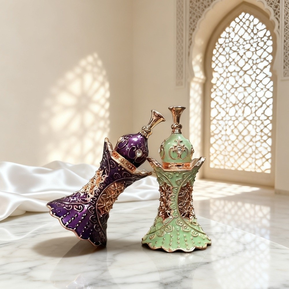 Luxury Skincare In Dubai - Verzorgingsproducten 3ml essentiële olieflesjes Dubai stijl