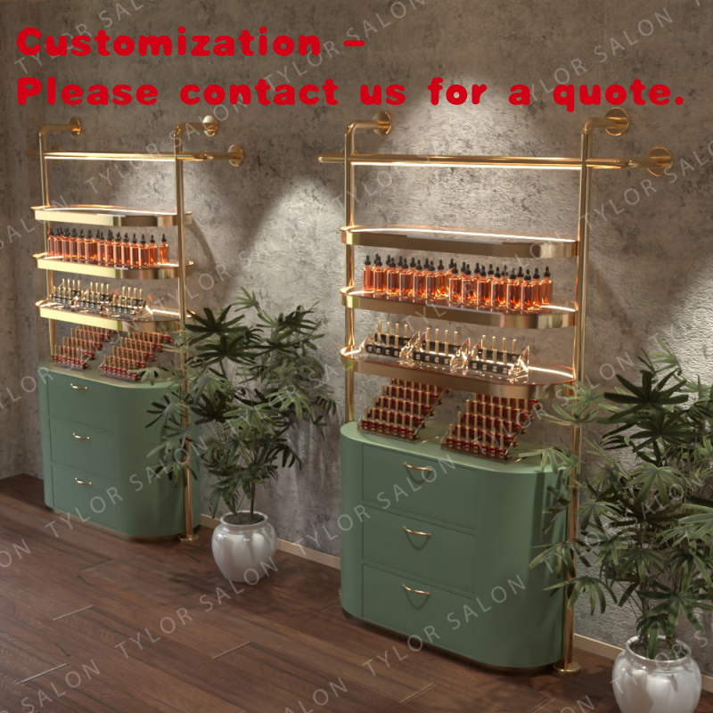 Luxury Skincare Shop - op maat. Aangepaste luxe huidverzorging vitrinekast