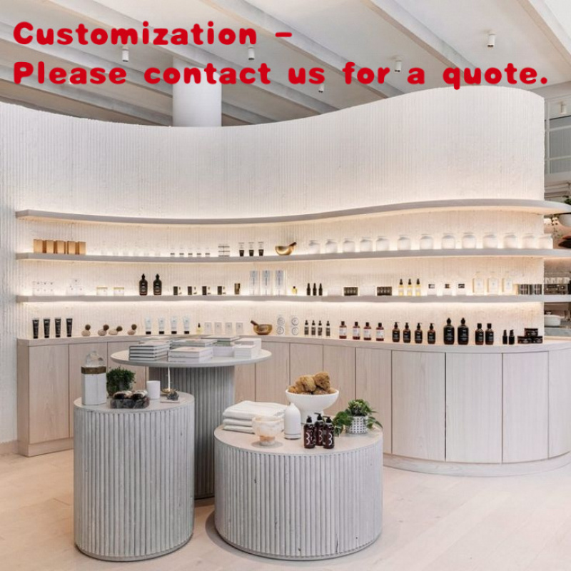 Luxury Skincare Shop - op maat. Luxe schoonheidswinkel Interieurontwerp Op