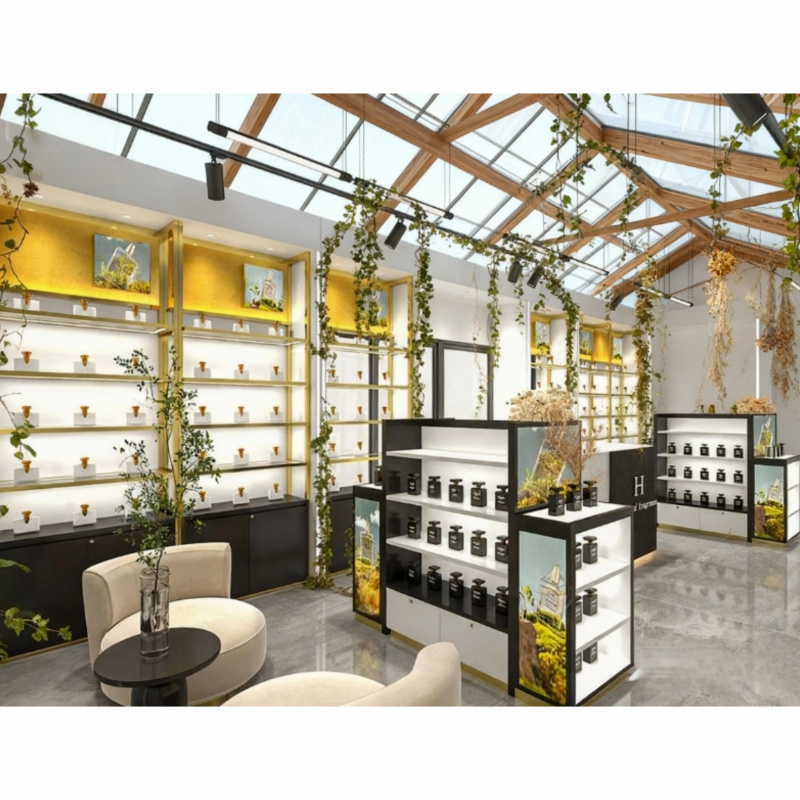 Luxury Skincare Shop - Custom gemaakte huidverzorgingsrekken, parfumvitrines en parfumdisplaystands