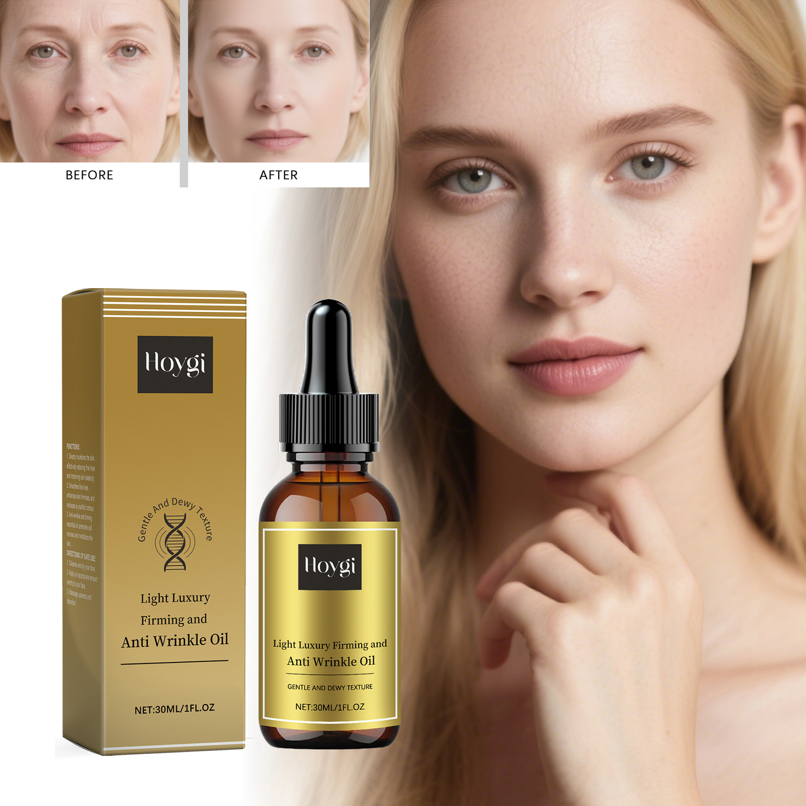 Luxury Skincare For Women - Verstevigende Gezichtsverzorging Olie Lifting Anti Rimpel