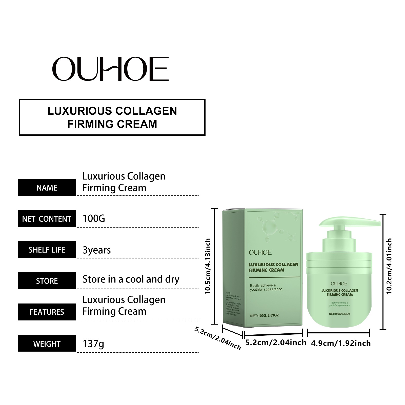 100g Collageen Peptide Crème T - Luxury Skincare Daily recensie en prijs