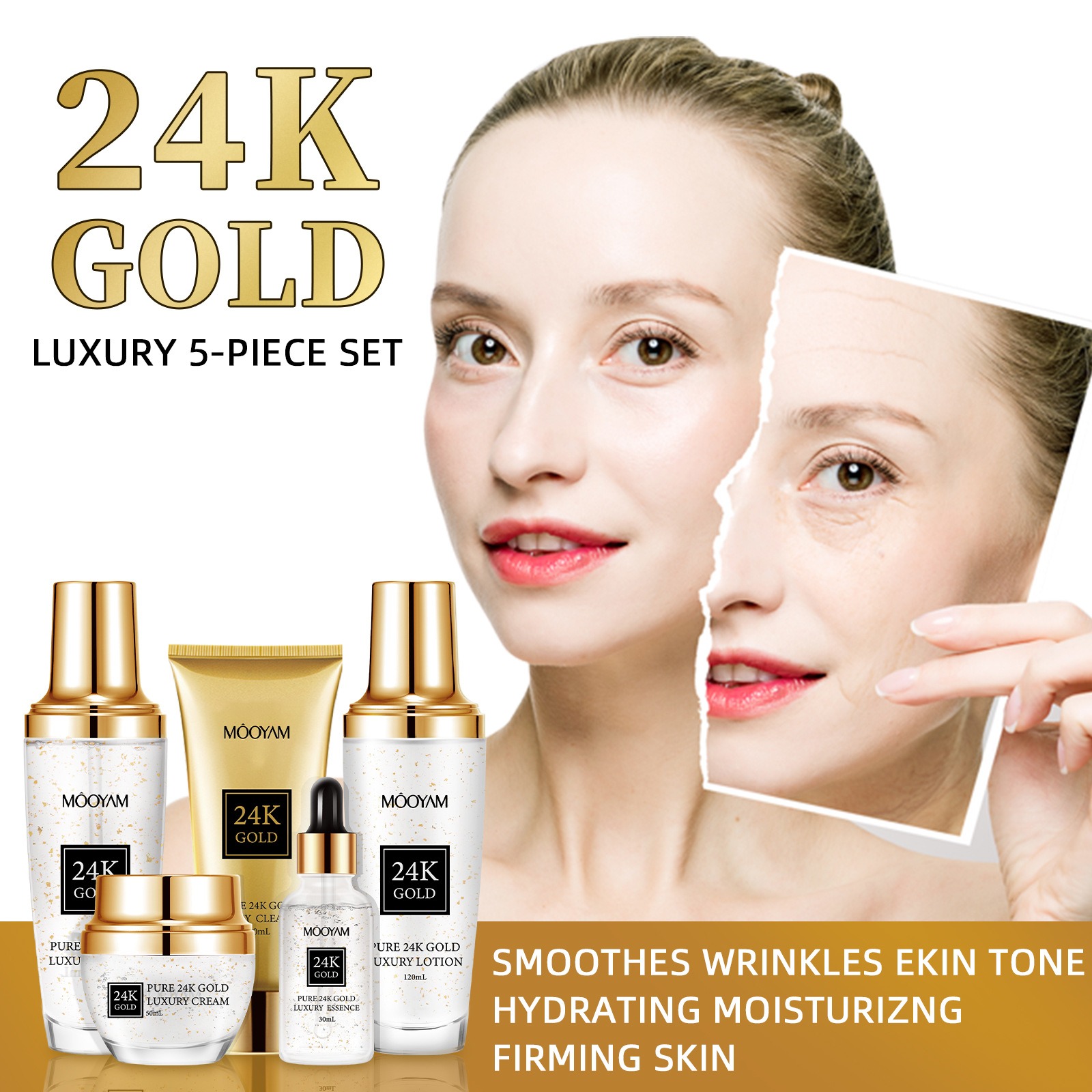 24K Gold LUXE Hydraterende Ant - Luxury Skincare Anti Aging recensie en prijs