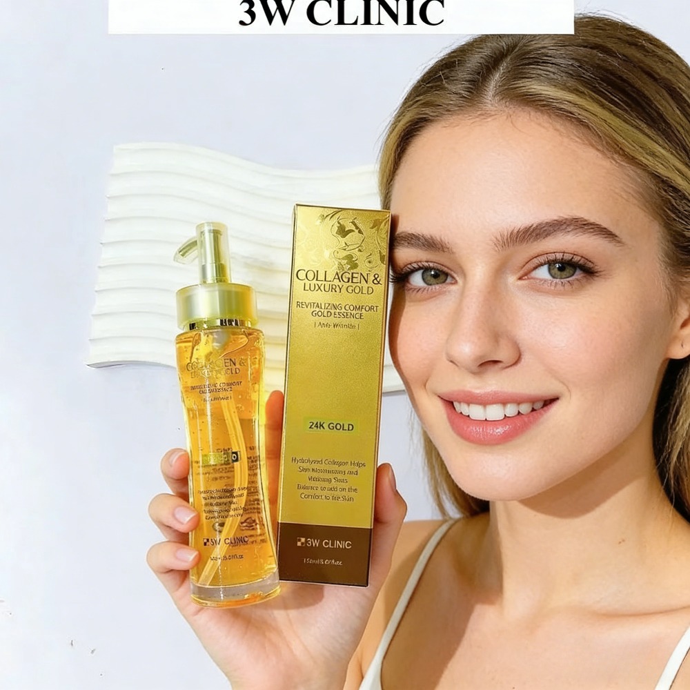 3WCLINIC Collageen & Luxe Goud - Luxury Skincare Essence recensie en prijs